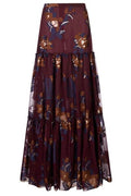Etro Floral Tiered Maxi Skirt