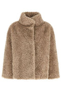 Herno Curly Faux Fur Short Coat