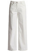 Peserico Logo Patch Wide Leg Jeans