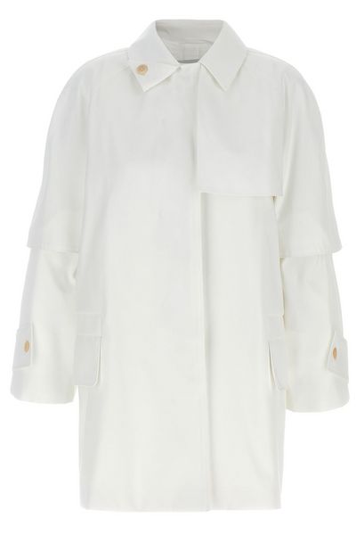 Max Mara Button Detailed Long-Sleeved Coat