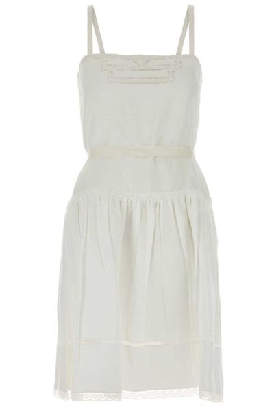 Prada Embroidered Sleeveless Dress