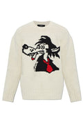 Amiri Intarsia Graphic Knitted Sweater