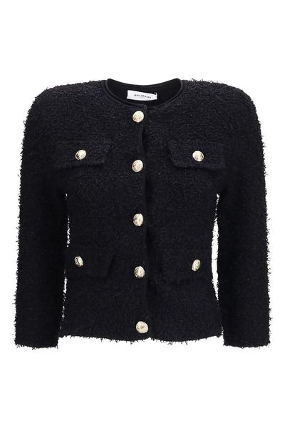 Balmain Cropped Double-Breasted Jacket