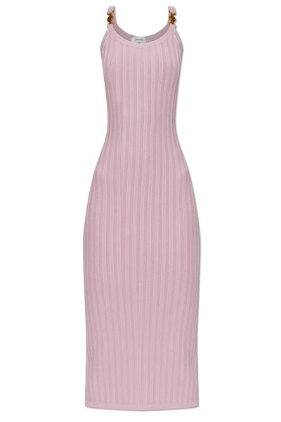 Versace Medusa-Detail Ribbed Knitted Dress