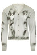 Versace Printed Knitted Cardigan