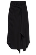 Diesel Logo Plaque Draped Skirt