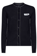 MM6 Maison Margiela Button-Front Knit Cardigan