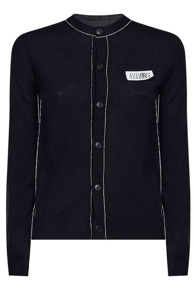 MM6 Maison Margiela Button-Front Knit Cardigan