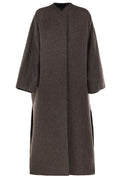 Max Mara Febo Long Collarless Coat