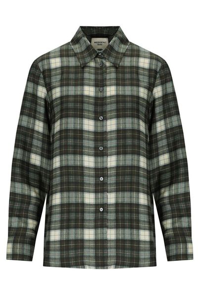 Weekend Max Mara Rete Checked Button-Up Shirt