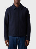 Stone Island Felted Wool Zip Cardigan