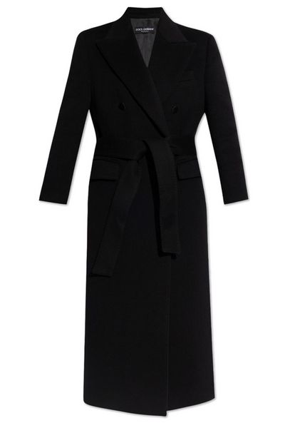Dolce & Gabbana Double-Breasted Belted Coat