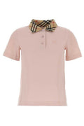 Burberry EKD Embroidered Checked Collar Polo Shirt
