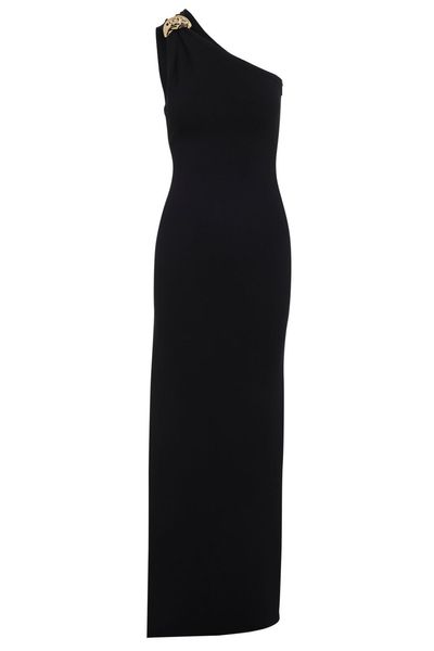 Elisabetta Franchi Red Carpet Full Milano Stitch Knit Dress