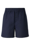 Balmain Monogram Elastic-Waist Bermuda Shorts