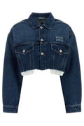 Miu Miu Cropped Denim Jacket