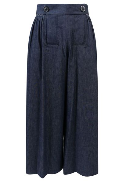 Maison Margiela Wide Leg Cropped Jeans