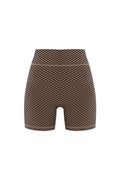 The Upside Houndstooth High-Rise Shorts