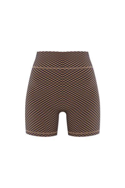 The Upside Houndstooth High-Rise Shorts