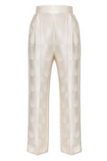 Valentino Pleated Patterned Pants