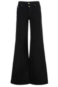 Versace Jeans Couture Logo Patch Wide-Leg Jeans
