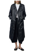 Black Comme des Garçons Asymmetric Zipped Coat