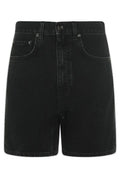 Anine Bing High-Waist Denim Shorts