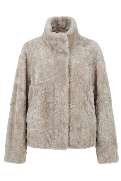 Brunello Cucinelli High Neck Straight Hem Jacket