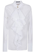 Balmain Ruffled Long-Sleeved Shirt