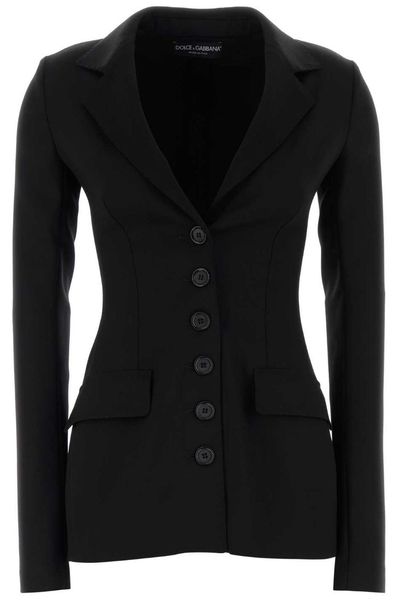 Dolce & Gabbana Single-Breasted Fitted Blazer