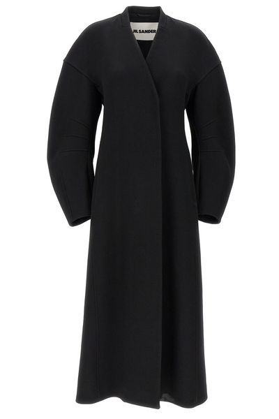 Jil Sander 53 Buttoned Coat