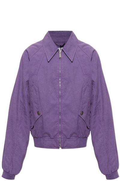 Versace Embroidered Bomber Jacket