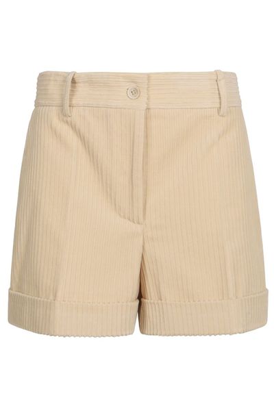 P.A.R.O.S.H. High-Waisted Corduroy Shorts