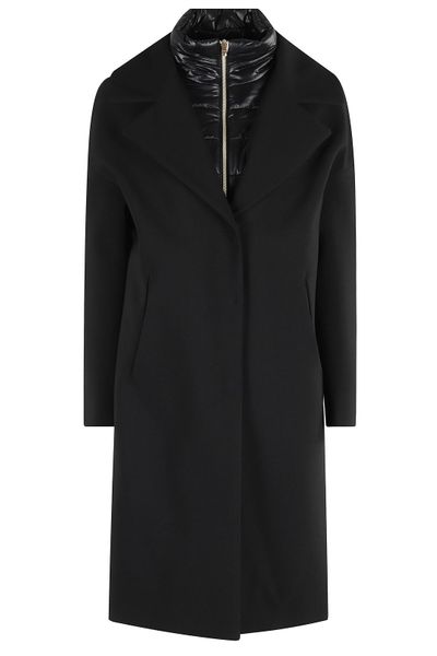 Herno Single-Breasted Twill Coat