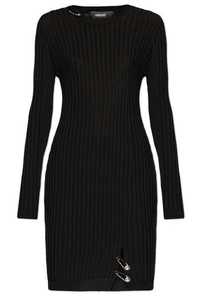 Versace Long-Sleeved Knitted Dress