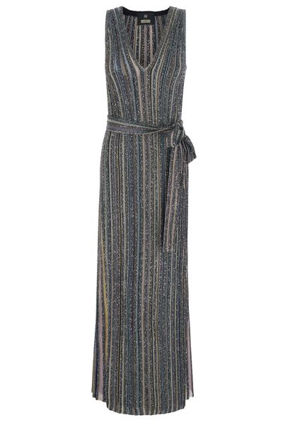 Missoni Striped Belted Maxi Dress