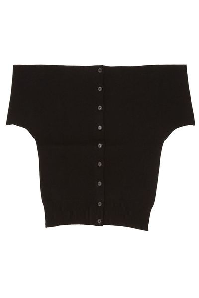 Magda Butrym Reversible Off-Shoulder Knitted Top