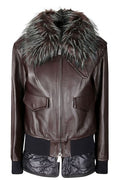Sacai 2 in 1 Zipped Leather Jacket