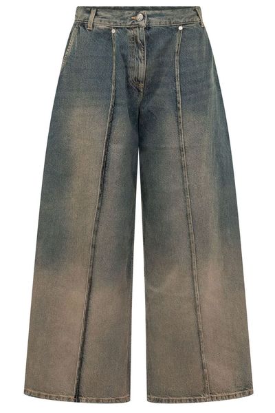 Palm Angels Wide Leg Jeans
