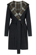 Burberry Hampshire Checked Belted Reversible Coat
