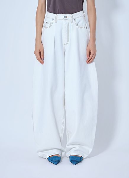 Jacquemus Le De Nimes Ovalo Wide-Leg Jeans