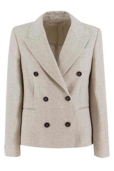 Brunello Cucinelli Collared Button-Up Jacket