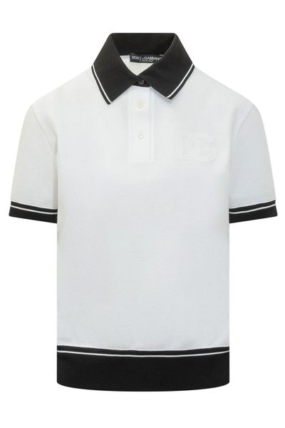 Dolce & Gabbana Logo Detailed Polo Shirt