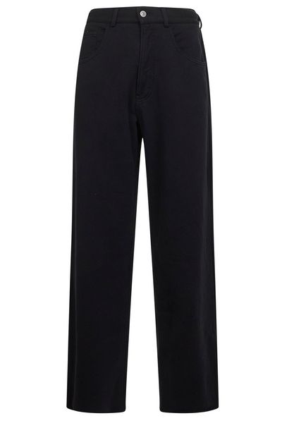 MM6 Maison Margiela Raw-Cut Frayed Wide-Leg Trousers