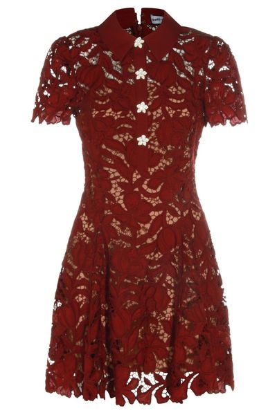 Self-Portrait Lace Mini Dress