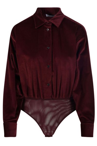 Max Mara Fertile Button-Up Long-Sleeved Top