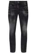 Dsquared2 Mid-Waisted Distressed Skinny Jeans