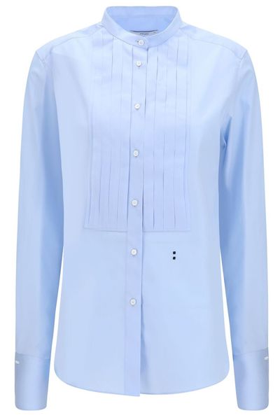 Fendi Pleated Poplin Shirt