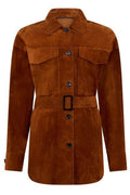 Moorer Belted Shirt Coat