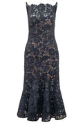 Self-Portrait Spiral Lace Midi Dress